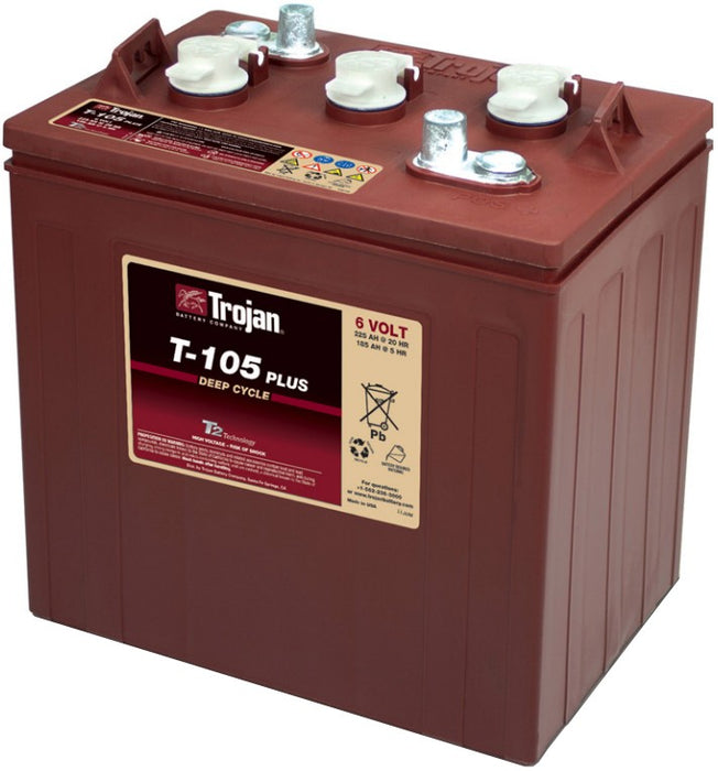 TROJAN T-105 PLUS 6V 225AH R+