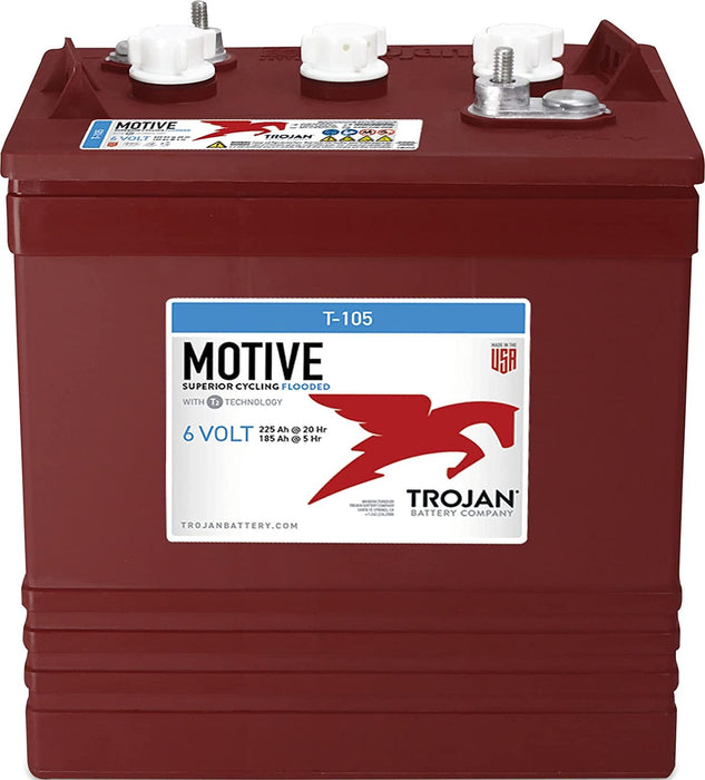 TROJAN T-105 PLUS 6V 225AH R+