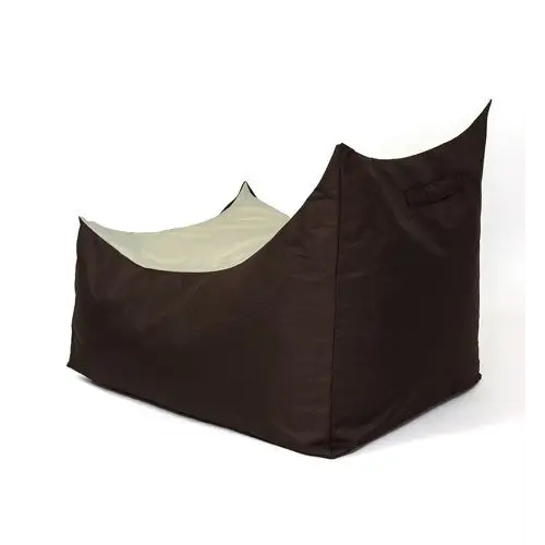 Tron brown-cream Sako bag pouffe XXL 140 x 90 cm - Sako poufsPUF-SAK<<<Poufs and footrestsPUF<<<ActionPL