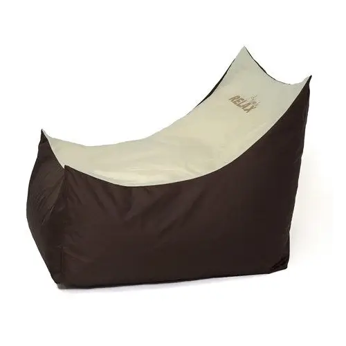 Tron brown-cream Sako bag pouffe XXL 140 x 90 cm - Sako poufsPUF-SAK<<<Poufs and footrestsPUF<<<ActionPL