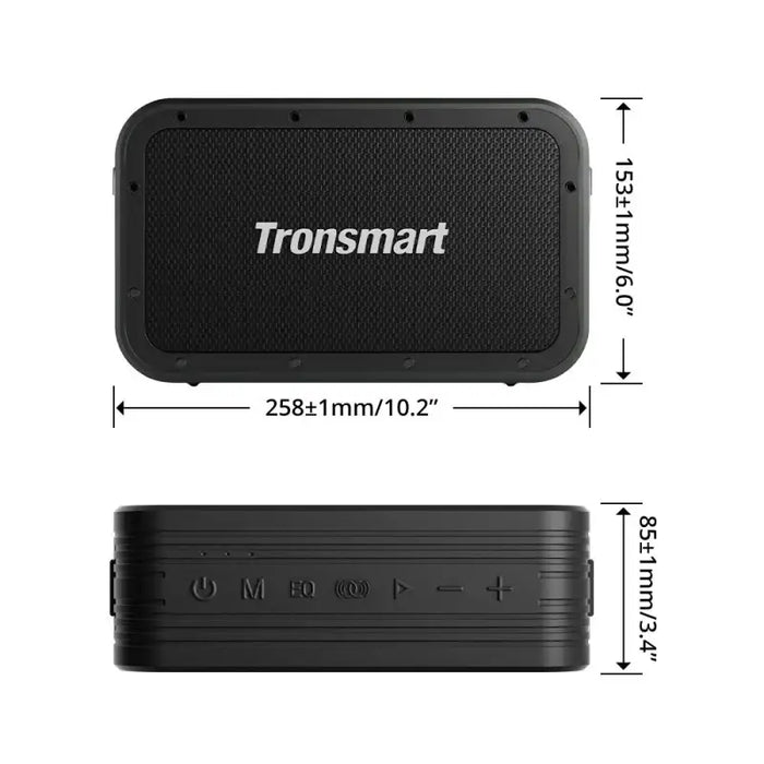 Tronsmart Force Max Wireless Bluetooth Speaker 80W with Powerbank Function Black (746328) - Headphones