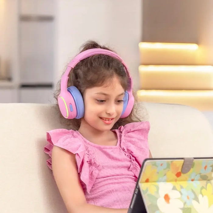 Tronsmart KH03 Wireless Headphones with ANC for Kids Safe - Pink - Headphones and speakers<<<HurtelXML