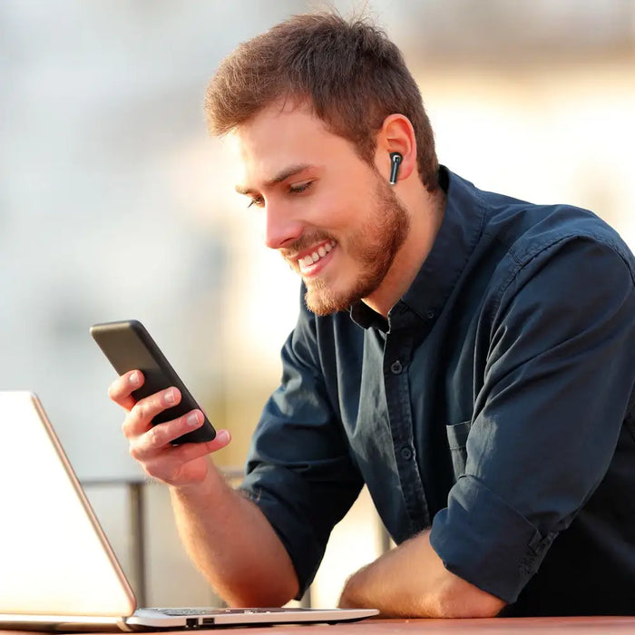 Tronsmart Soundfii R4 wireless Bluetooth 5.3 ENC headphones - black - Headphones and speakers<<<HurtelXML