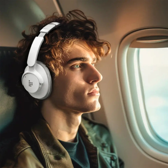 Tronsmart Sounfii Q20 ANC On-Ear Bluetooth 5.3 Wireless Headphones - White - Headphones and speakers<<<HurtelXML