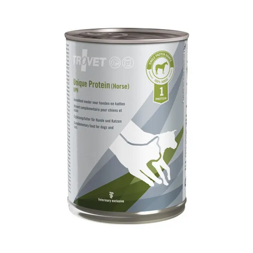 TROVET Unique Protein UPH with horse - Wet dog and cat food - 400 g - Wet food for a dogVET-KMP<<<VETVET<<<ActionPL