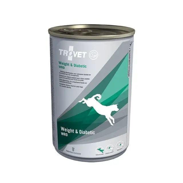 TROVET Weight & Diabetic WRD with chicken - Wet dog food - 400 g - Wet food for a dogVET-KMP<<<VETVET<<<ActionPL