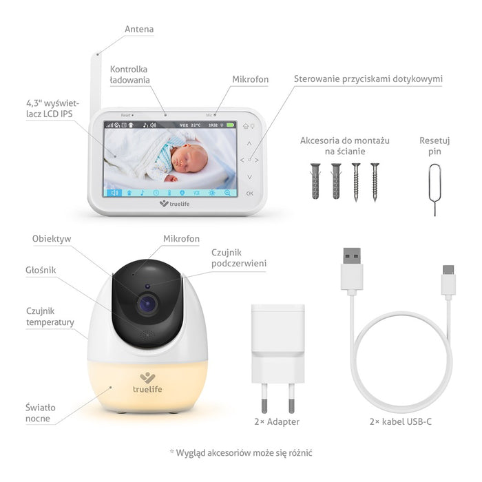 TrueLife NannyCam R4 Pro baby monitor
