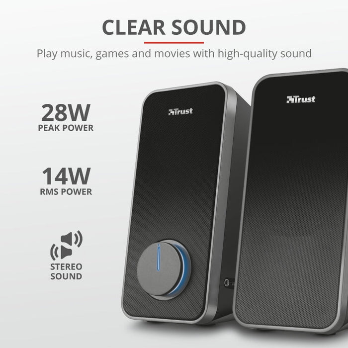 TRUST Arys 2.0 Speaker - Speakers&Sound Cards<<<TRUST компютърна периферия и аксесоари<<<TRUST<<<PolyComp&&&Електроника