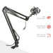 TRUST GXT 253 Emita Microphone Arm - Gaming products<<<TRUST компютърна периферия и