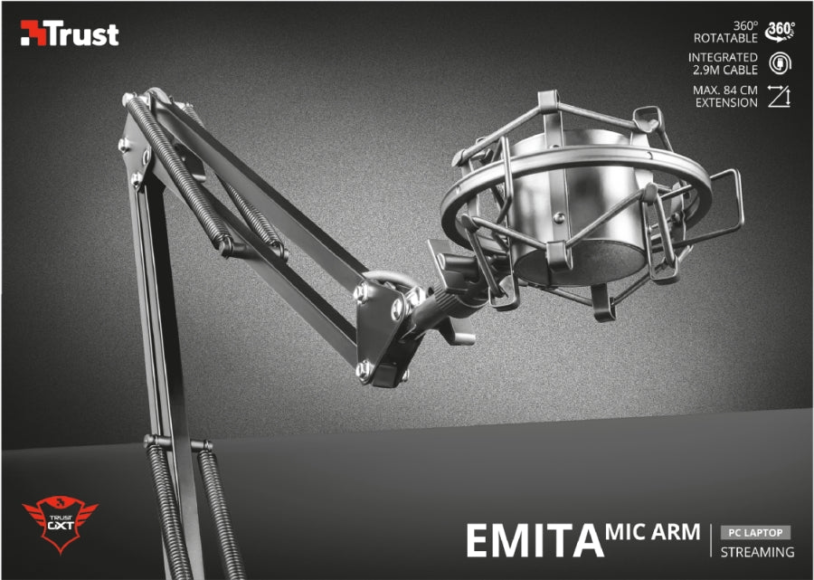 TRUST GXT 253 Emita Microphone Arm - Gaming products<<<TRUST компютърна периферия и
