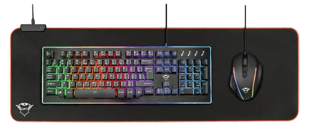 TRUST GXT 764 Glide-Flex XXL RGB Flexible Mouse Pad XXL - Gaming products<<<TRUST компютърна периферия и