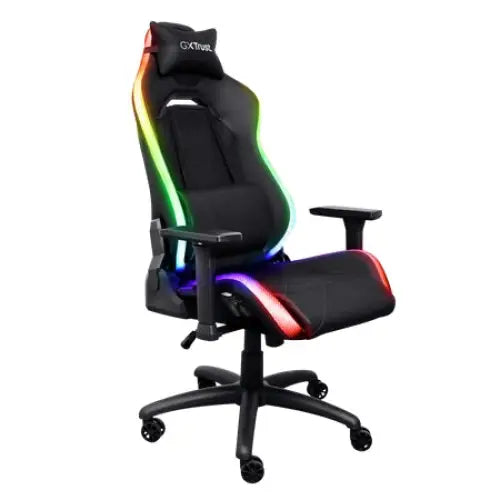 TRUST GXT719 Ruya RGB Gaming Chair Black - Gaming products<<<TRUST компютърна периферия и аксесоари<<<TRUST<<<PolyComp