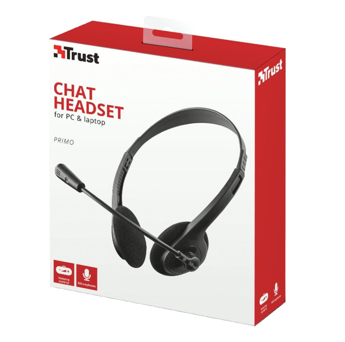 TRUST Primo Headset - Headsets<<<TRUST компютърна периферия и аксесоари<<<TRUST<<<PolyComp&&&Електроника Телефони и