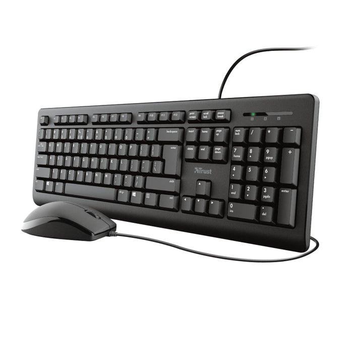 TRUST Primo Keyboard & Mouse BG Layout - Keyboards<<<TRUST компютърна периферия и