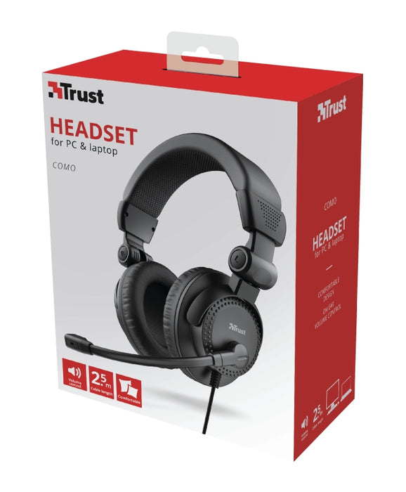 TRUST Como Headset for PC and laptop
