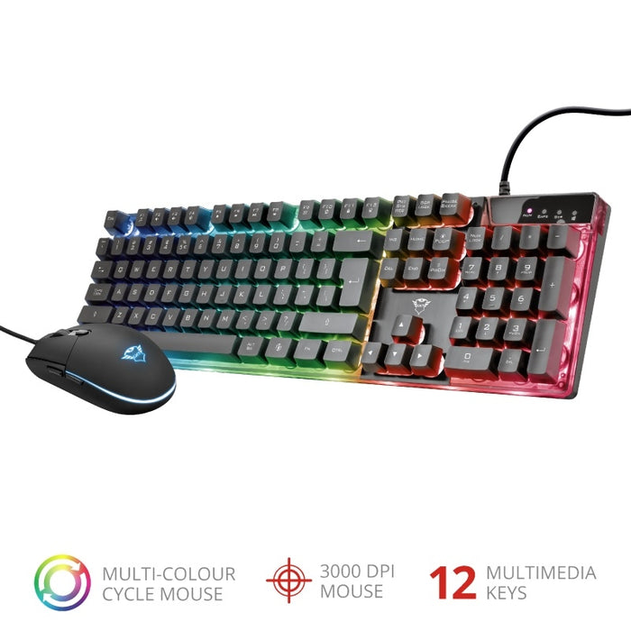 TRUST GXT 838 Azor Gaming Keyboard & Mouse Combo