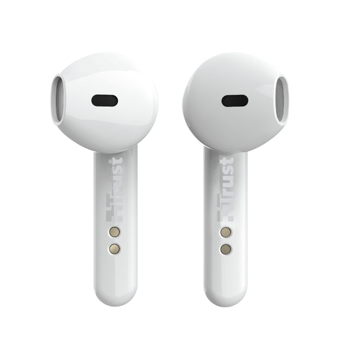 Слушалки Trust PRIMO TOUCH BT WHITE , Bluetooth , IN-EAR (ТАПИ)
