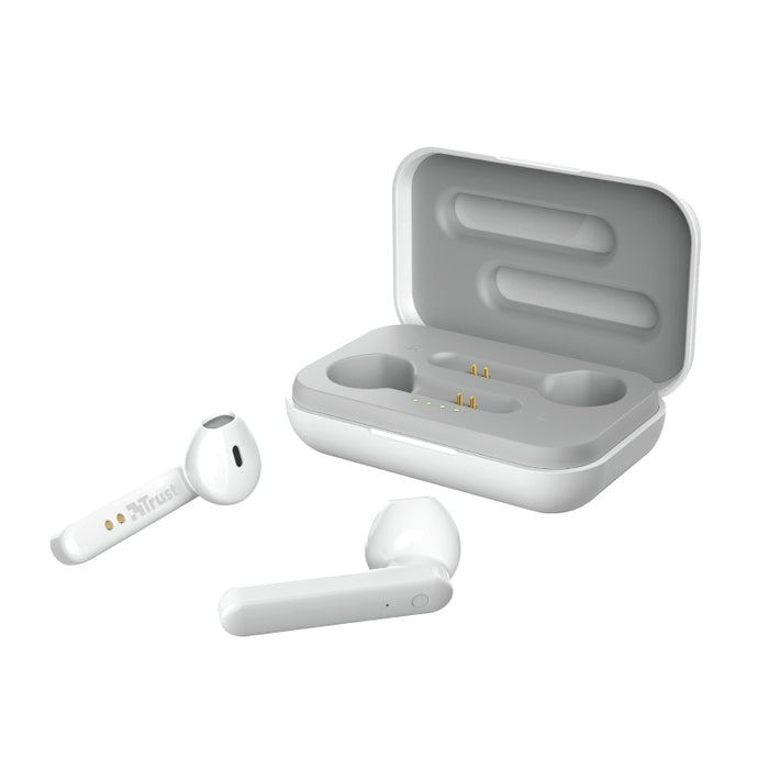 Слушалки Trust PRIMO TOUCH BT WHITE , Bluetooth , IN-EAR (ТАПИ)