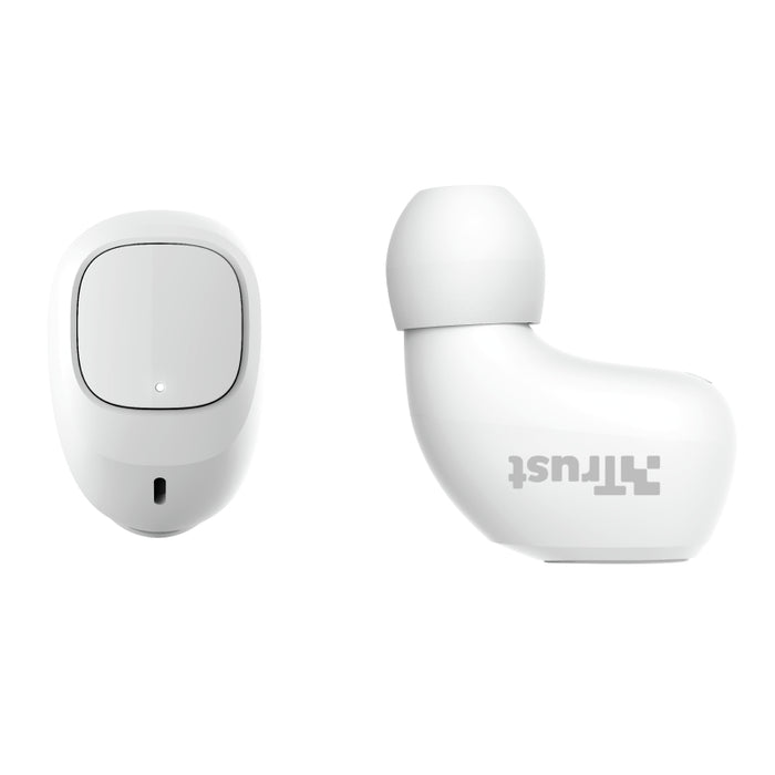 Headphones Trust NIKA COMPACT BT WHITE , Bluetooth , IN-EAR (PLUGS)