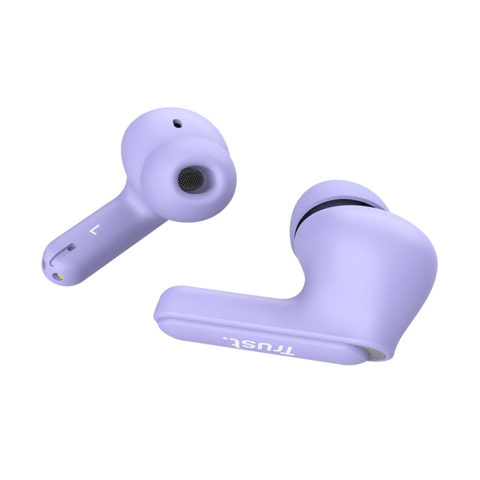 TRUST Yavi Bluetooth ENC Earbuds Purple
