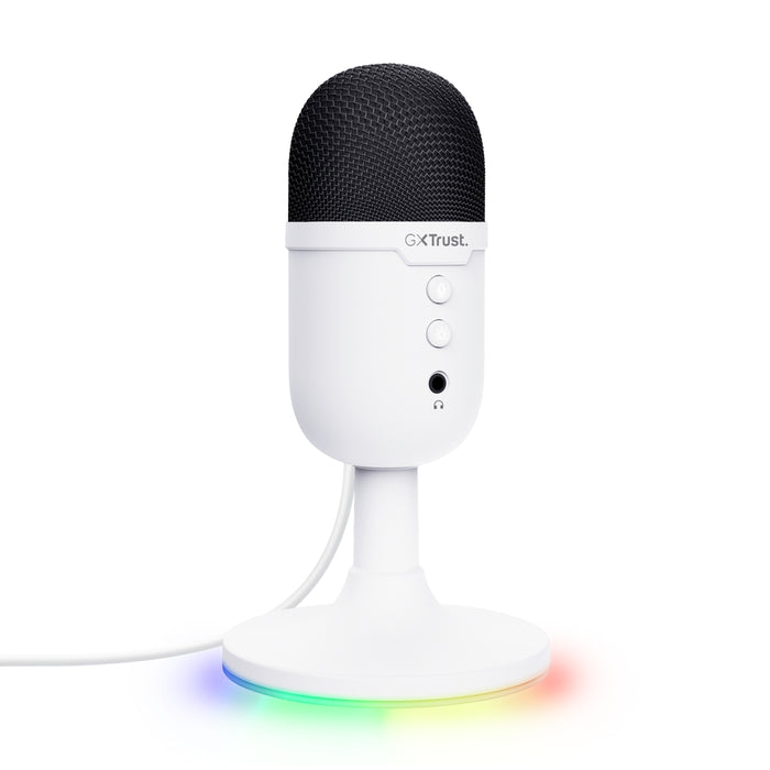TRUST GXT234W Yunix, USB Microphone, White