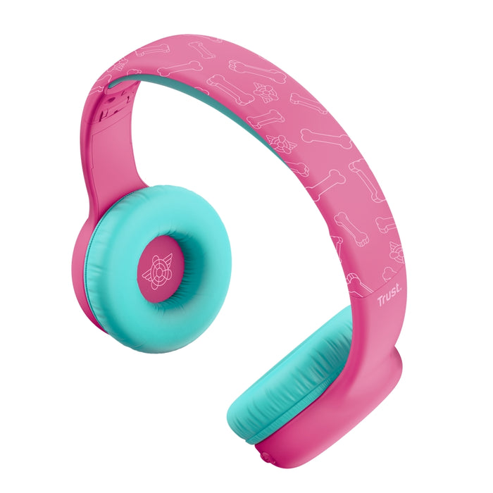TRUST Nouna Wireless Headphones Paw Patrol Pink