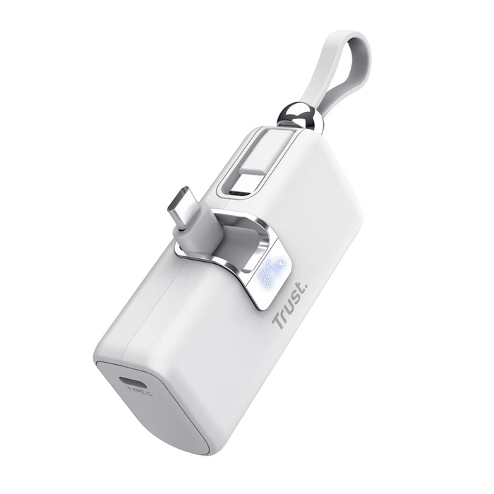 TRUST Pacto 5000 mAh Pocket Powerbank White