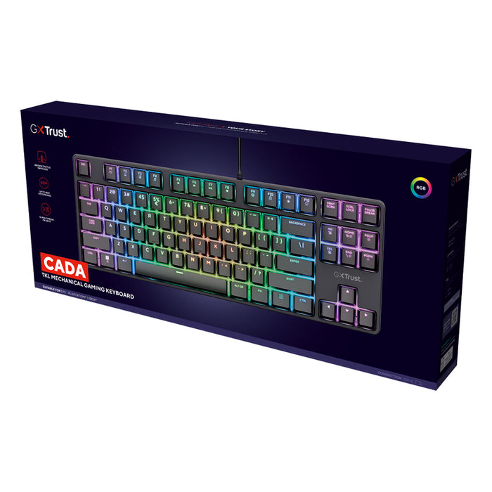 Keyboard TRUST GXT 864 Cada Compact TKL