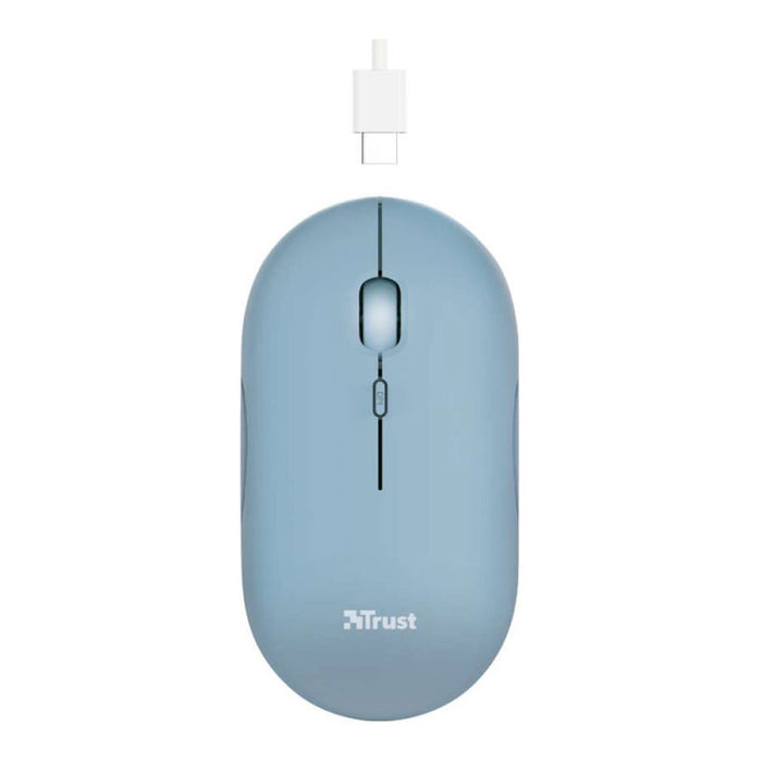TRUST Puck Wireless & BT Rechargeable Mouse Blue