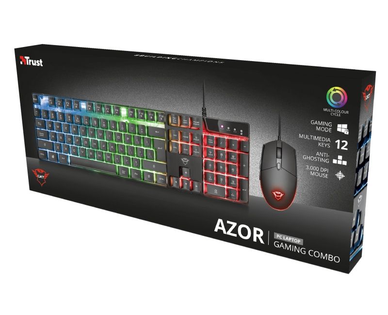 TRUST GXT 838 Azor Gaming Keyboard & Mouse Combo
