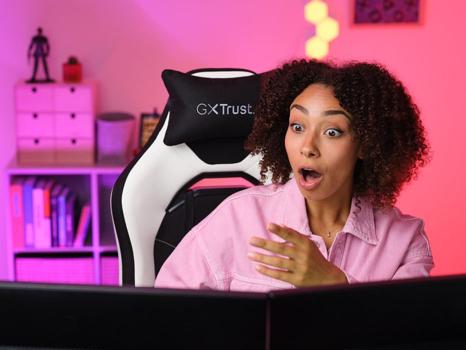 Trust GXT 714 RUYA Universal gaming chair Black, White