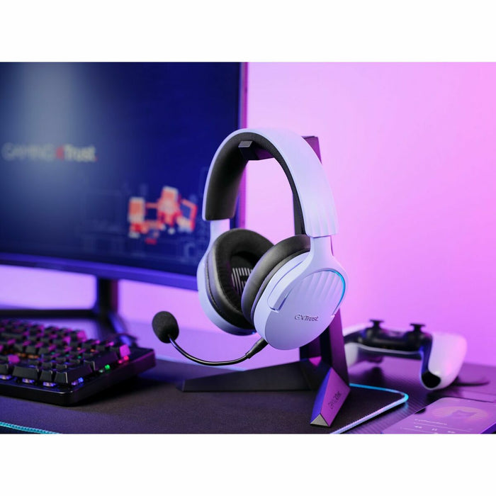 Gaming Headset with Microphone Trust GXT 491 Black Purple
