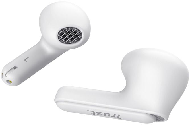 TRUST Yavi Bluetooth ENC Earphones White