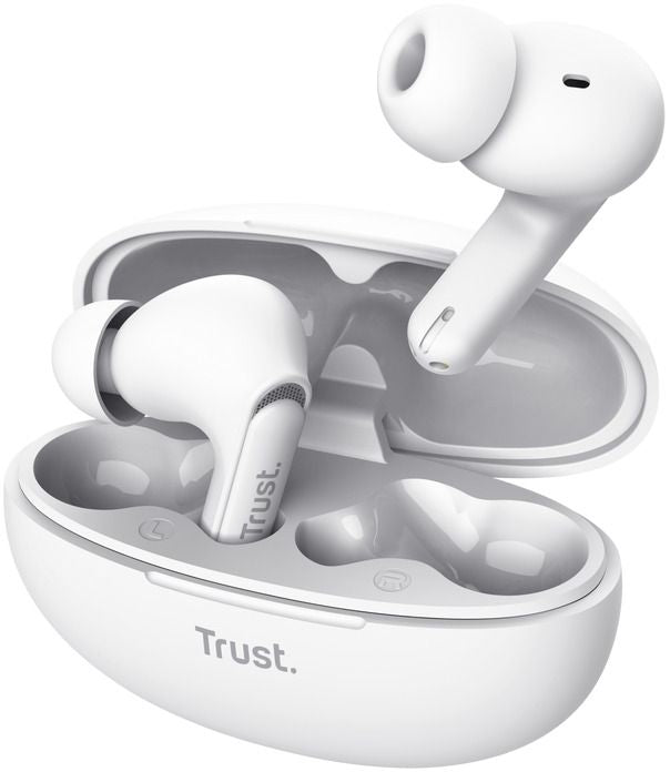 TRUST Yavi Bluetooth ENC Earbuds White