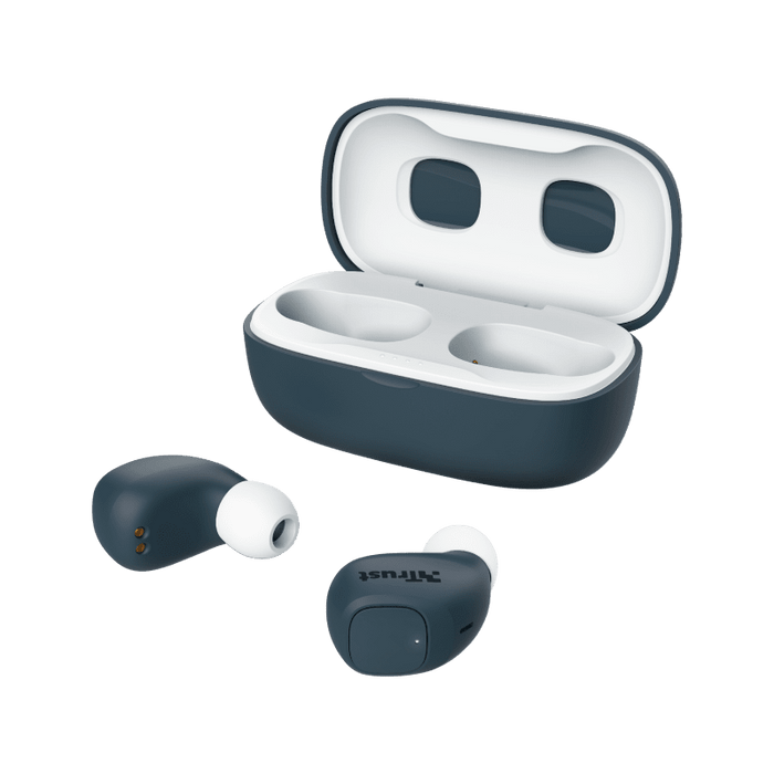 Headphones Trust NIKA COMPACT BT BLUE , Bluetooth , IN-EAR (PLUGS)