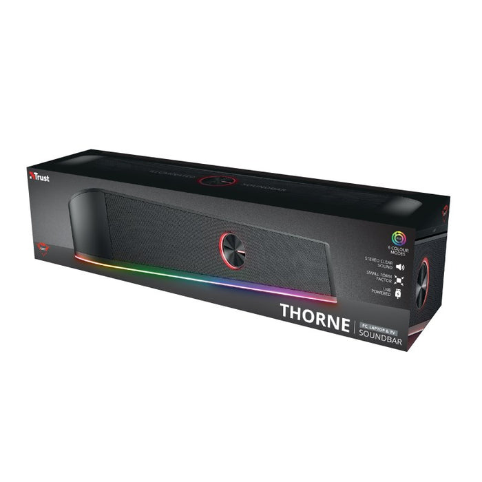 Soundbar Trust GXT 619 Thorne Black 6 W 12 W