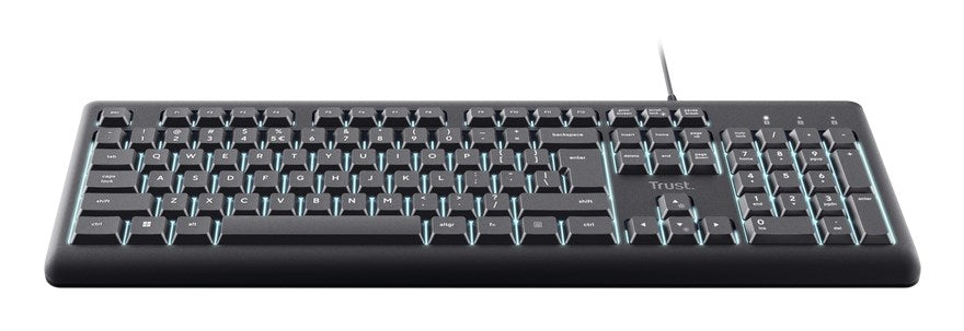 Trust Primo Beleuchtete keyboard Home/Office USB QWERTY US English Black