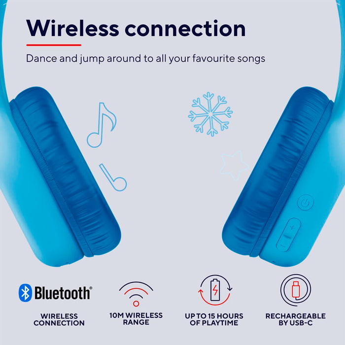 Bluetooth Headphones Trust 25275 Blue