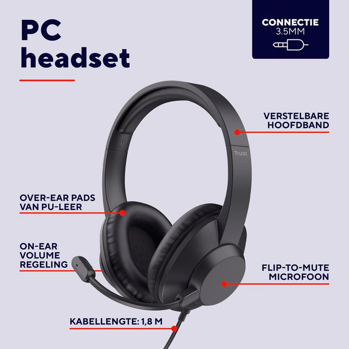 Headphones Trust 25460 Black