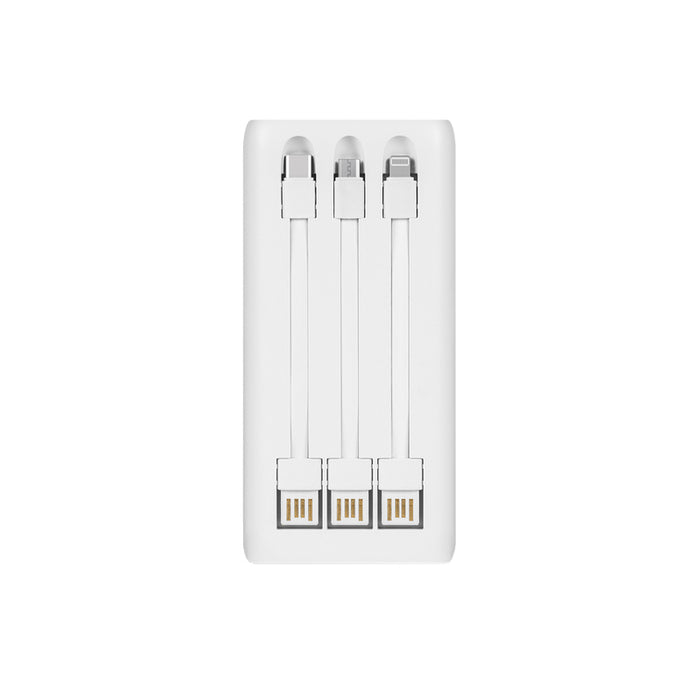 EXTERNAL BATTERY TTEC PowerSlim Trio 10 Ah White