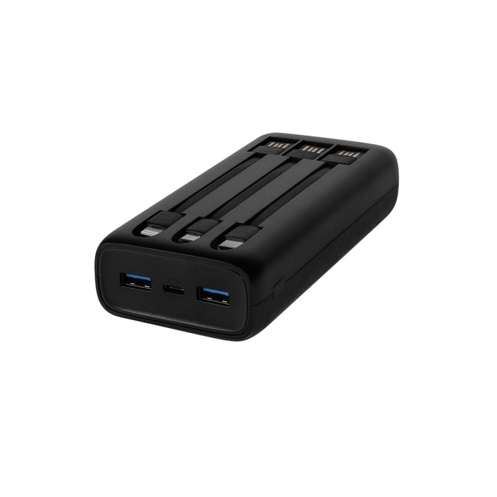 EXTERNAL BATTERY TTEC PowerSlim Trio 20 Ah Black