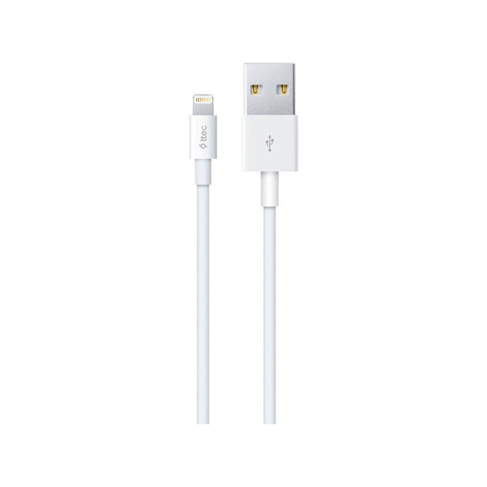 CABLE TTEC LIGHTNING 1 m WHITE