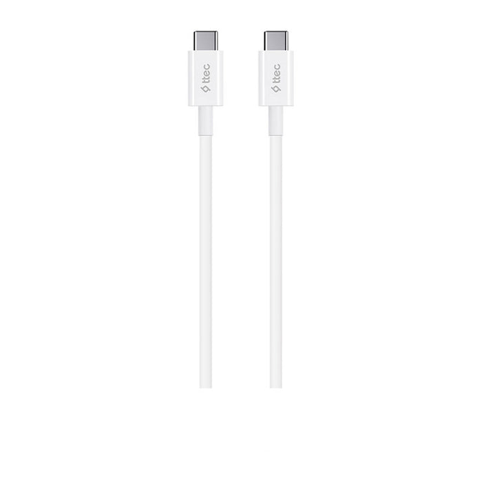 CABLE TTEC TYPE-C 1.2m 60W WHITE 17796