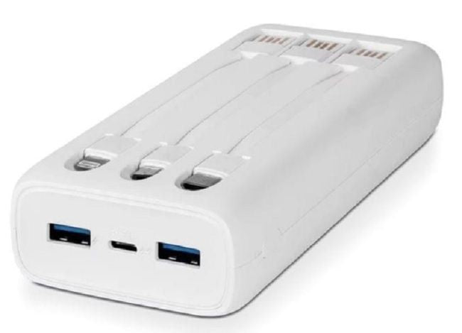 EXTERNAL BATTERY TTEC PowerSlim Trio 20 Ah White