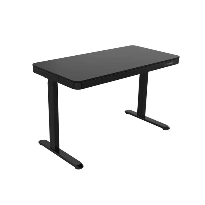 Tuckano Desk with electric height adjustment ET119W-C Black. Desk surface dimensions 120 x 60cm. - Modern
