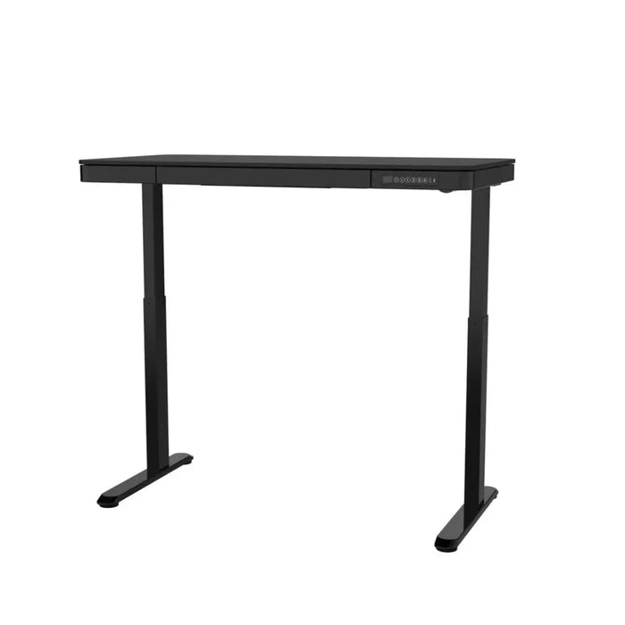 Tuckano Desk with electric height adjustment ET119W-C Black. Desk surface dimensions 120 x 60cm. - Modern