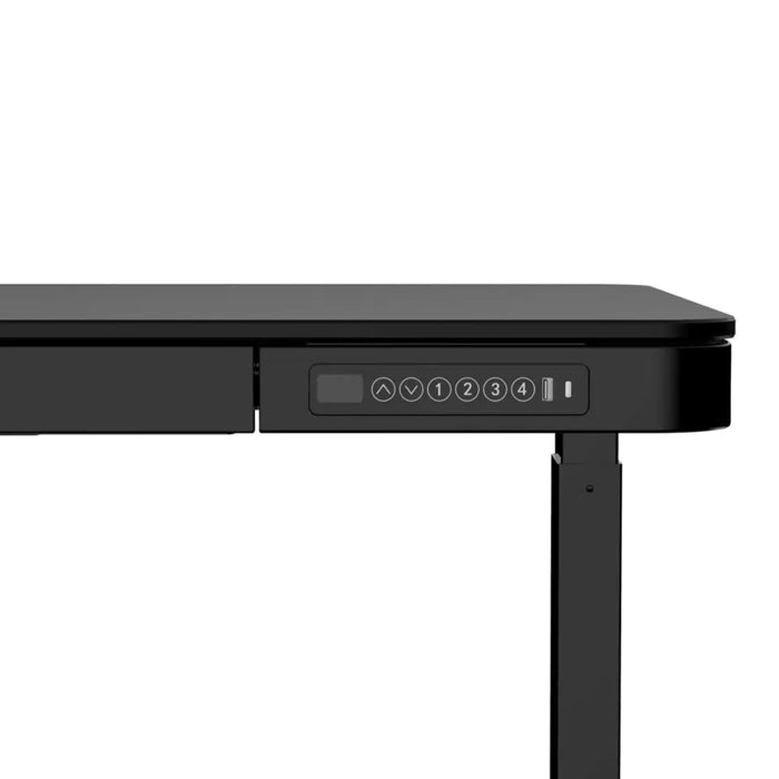 Tuckano Desk with electric height adjustment ET119W-C Black. Desk surface dimensions 120 x 60cm. - Modern
