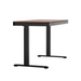 Tuckano Desk with electric height adjustment ET119W-C black/walnut. Desk top dimensions: 120 x 60cm. - Modern