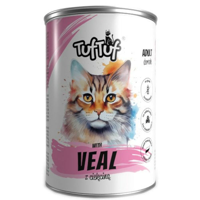 Cat food Tuftuf Veal 400 g