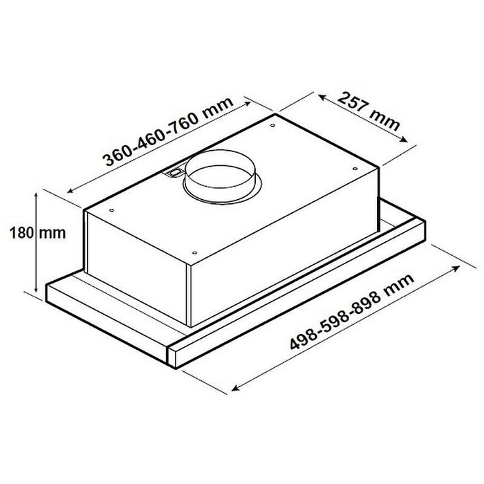 Built-in absorber Turboair TT14 LX/WH/A/60